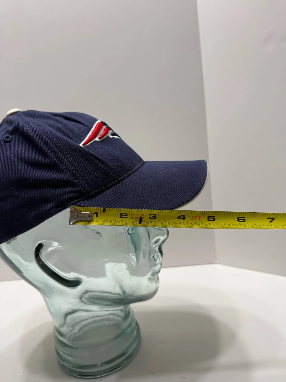 Reebok NFL Navy and White Vintage New England Patriots Tom Brady #12 Kids Hat
